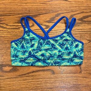 Girls Double Strap Sports Bra